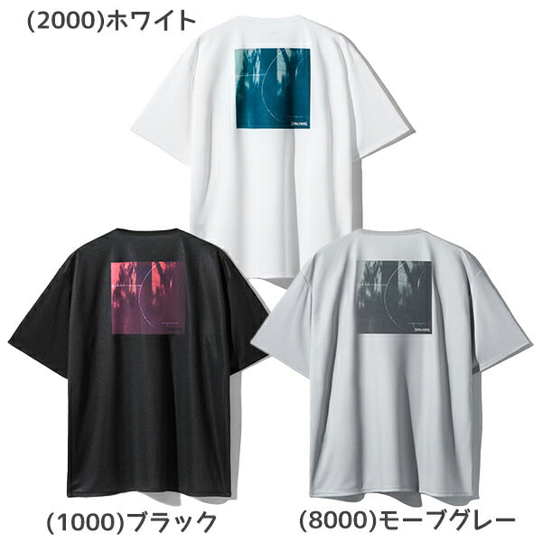 【ネコポス送料無料】スポルティングSPALDINGバスケットボールゲームシャツメンズレディースTシャツ半袖シャドウズオンコートバックSMT26007