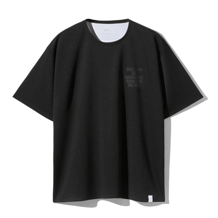 【ネコポス送料無料】スポルティングSPALDINGバスケットボールゲームシャツメンズレディースTシャツ半袖シャドウズオンコートバックSMT26007