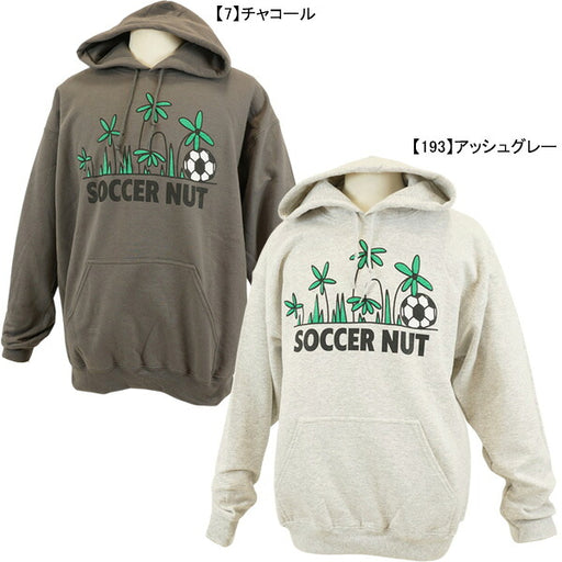 サッカージャンキーSoccerJunky裏起毛GRASSHeart+1スウェットフーディーSNW246サッカーフットサルパーカープルオーバーメンズ