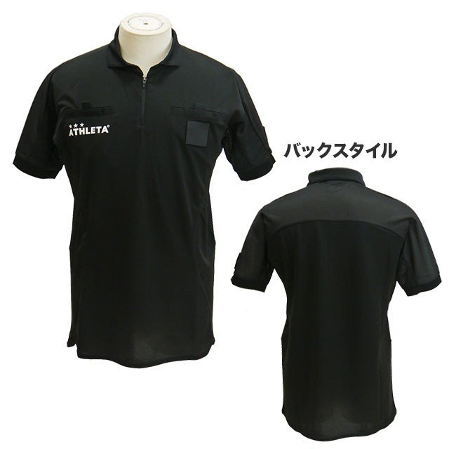 【ショップ限定エントリーでさらに+9倍】サッカー審判服審判着レフェリーウェアアスレタATHLETAサッカーレフリーシャツ半袖SP-150メンズ