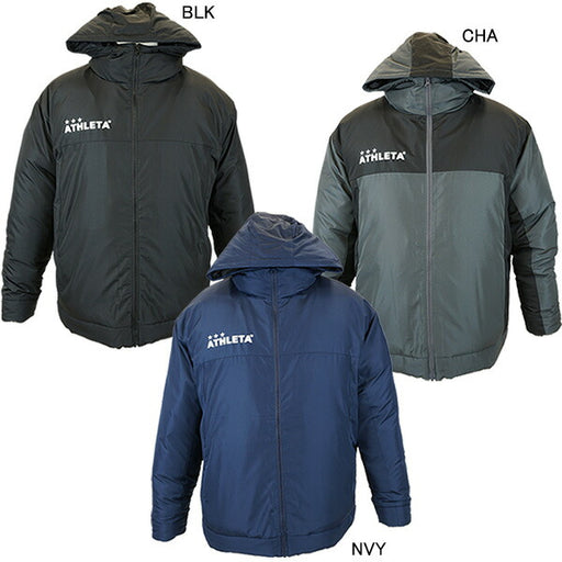 【ショップ限定エントリーでさらに+9倍】アスレタATHLETATHERMOLITE中綿JKSP-226サッカーフットサルジップフード肉厚ジャケット防寒メンズ