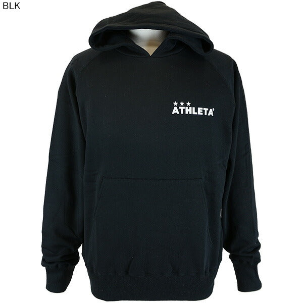 アスレタATHLETA裏起毛スウェットパーカーSP-210サッカーフットサルカジュアルリラックスワンポイントフードメンズ