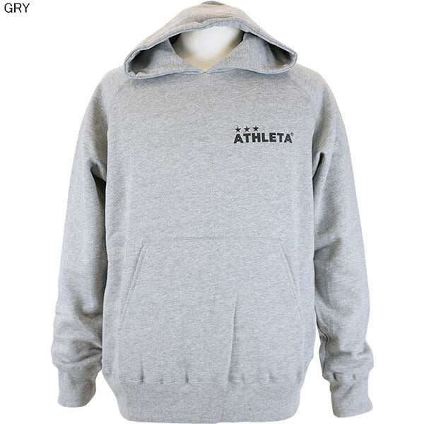 アスレタATHLETA裏起毛スウェットパーカーSP-210サッカーフットサルカジュアルリラックスワンポイントフードメンズ