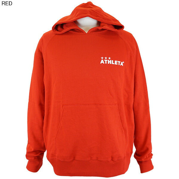 アスレタATHLETA裏起毛スウェットパーカーSP-210サッカーフットサルカジュアルリラックスワンポイントフードメンズ