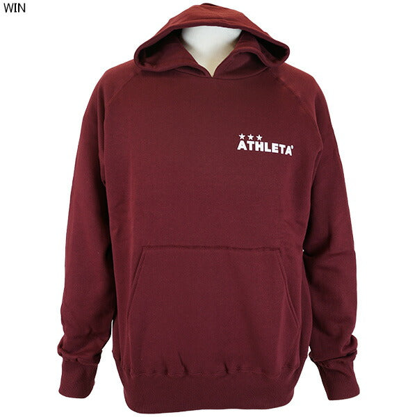 アスレタATHLETA裏起毛スウェットパーカーSP-210サッカーフットサルカジュアルリラックスワンポイントフードメンズ