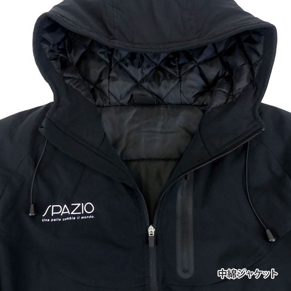 スパッツィオspazio2026お買い得メンズ福袋4点セットサッカーフットサル中綿ジャケットトレーニング上下セットネックウォーマー