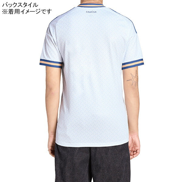 イタリア代表ITA2026レプリカアウェイユニフォーム半袖SS672-KC8704サッカーアエロブルーアディダスadidas