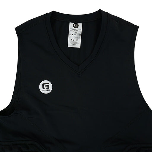 【ショップ限定エントリーでさらに+9倍】ジーフォームG-FORMProTeamTank肋骨周りプロテクター付きタンクトップSmartFlexストレッチパッドST0202013ST0202014ST0202015サッカーフットサル衝撃吸収着圧黒