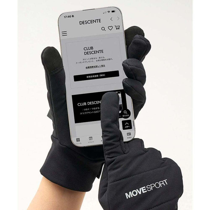 【ショップ限定エントリーでさらに+9倍】【ネコポス送料無料】デサントDESCENTE手袋グローブユニセックスHEATNAVIグローブST4FGV52U