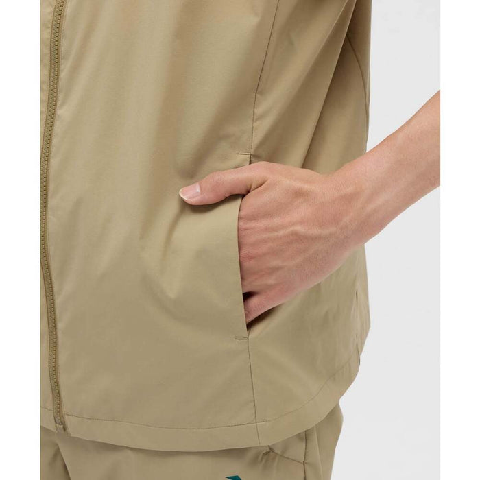 【ネコポス送料無料】DESCENTEデサントメンズストレッチウーブン半袖フーディージャケットフルジップST5FJK20M