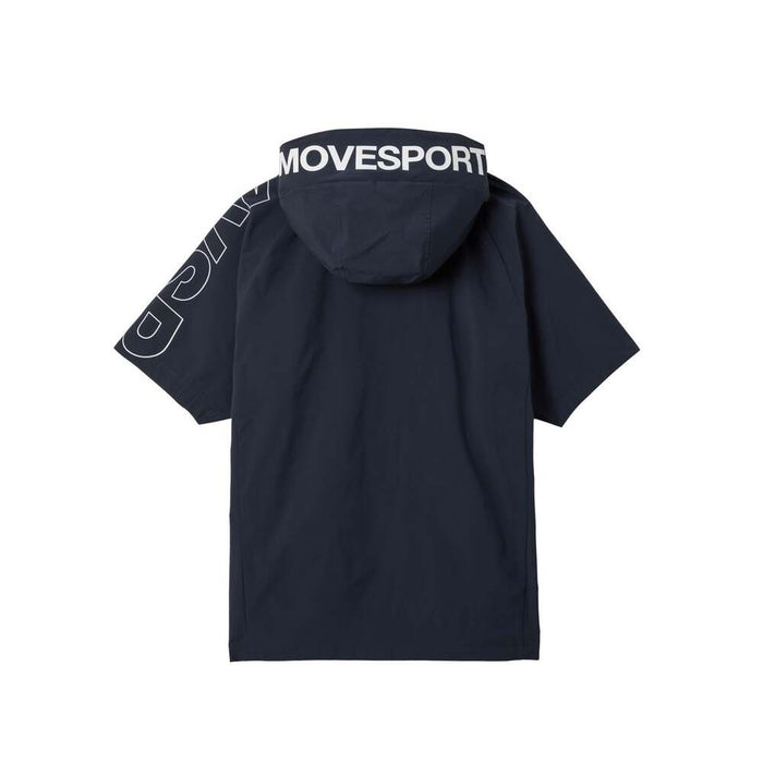 【ネコポス送料無料】DESCENTEデサントメンズストレッチウーブン半袖フーディージャケットフルジップST5FJK20M