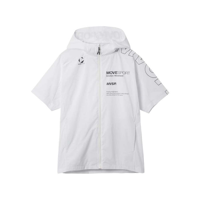 【ネコポス送料無料】DESCENTEデサントメンズストレッチウーブン半袖フーディージャケットフルジップST5FJK20M