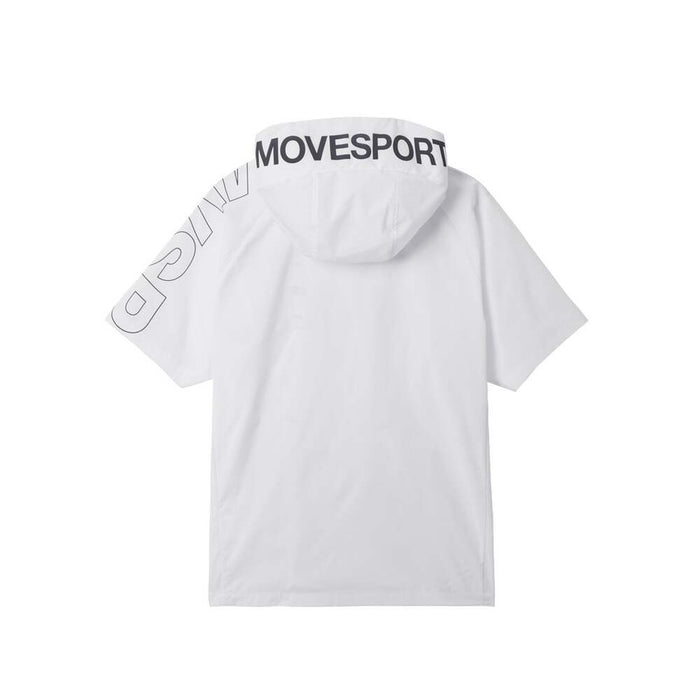 【ネコポス送料無料】DESCENTEデサントメンズストレッチウーブン半袖フーディージャケットフルジップST5FJK20M