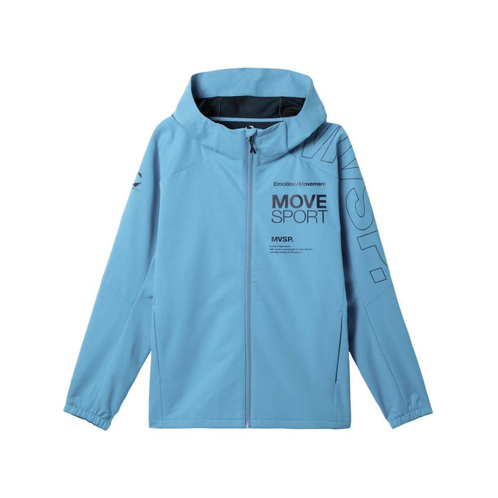 デサントDESCENTEMOVESPORTムーブスポーツメンズ石川祐希選手着用ACTIVESUITSHEATNAVIソフトシェルフーディー長袖25FWST5FJK22M