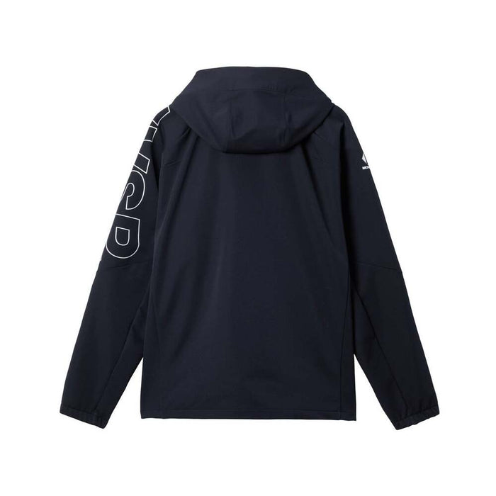 デサントDESCENTEMOVESPORTムーブスポーツメンズ石川祐希選手着用ACTIVESUITSHEATNAVIソフトシェルフーディー長袖25FWST5FJK22M