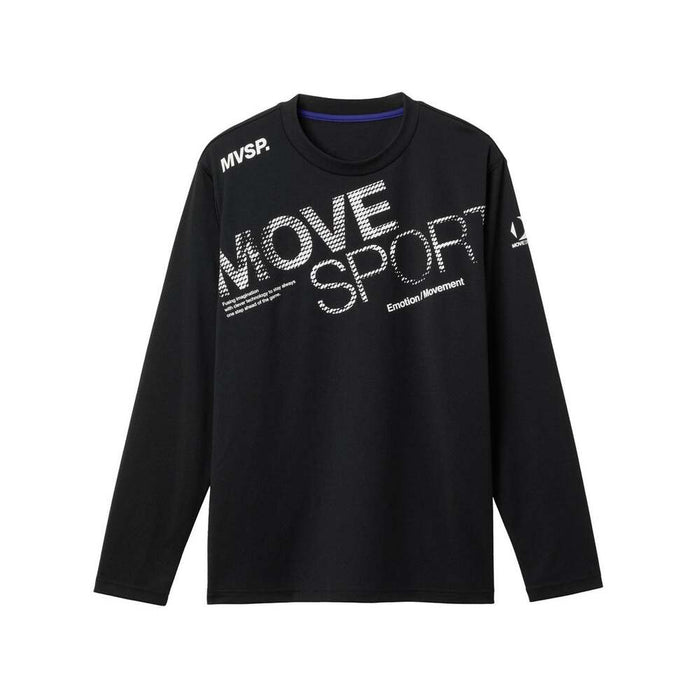 【ネコポス送料無料】デサントDESCENTEMOVESPORTムーブスポーツメンズドライメッシュビックロゴ長袖シャツロングTシャツ25FWST5FLT00M