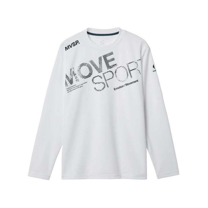 【ネコポス送料無料】デサントDESCENTEMOVESPORTムーブスポーツメンズドライメッシュビックロゴ長袖シャツロングTシャツ25FWST5FLT00M