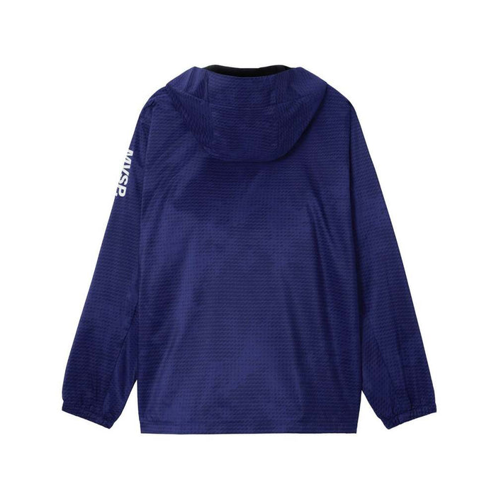 デサントDESCENTEメンズHEATNAVIブラッシュド総柄フルジップフーディージャケットウィンドブレーカーST5FWB30M