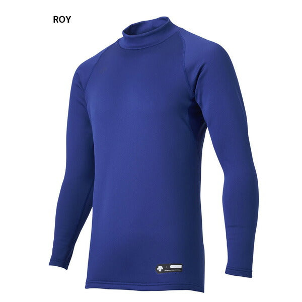 【ショップ限定エントリーでさらに+9倍】【ネコポス送料無料】デサントDESCENTE野球大人アンダーシャツ長袖ハイネックリラックスフィットヒート裏起毛ストレッチ性保温トレーニングSTD658