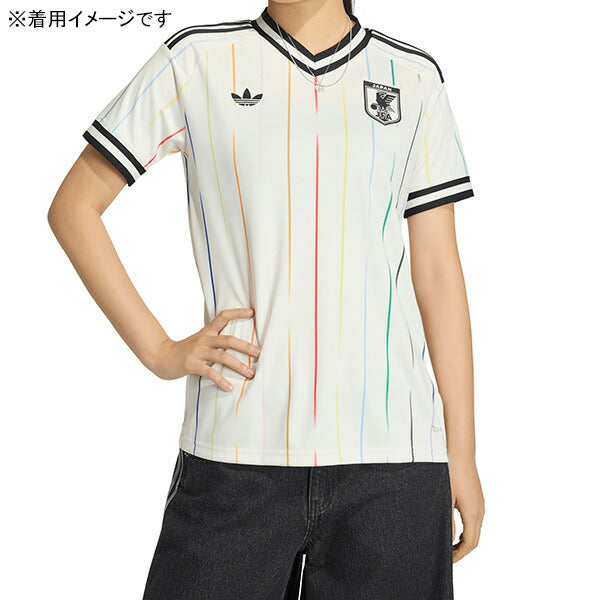 日本代表レディースJFA2026レプリカアウェイユニフォーム半袖SV488-JZ9699サッカーオフホワイトアディダスadidas