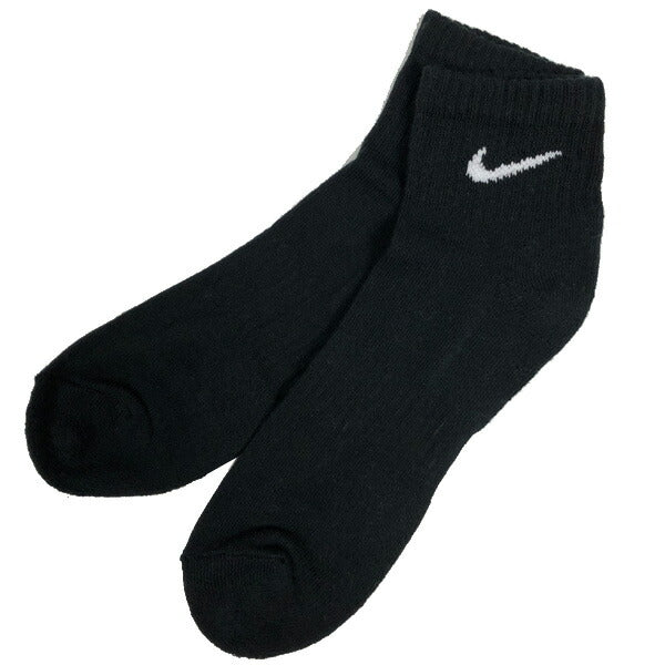 ナイキNIKE3PエブリデイクッションクウォーターソックスSX7667-010靴下スポーツソックスブラック