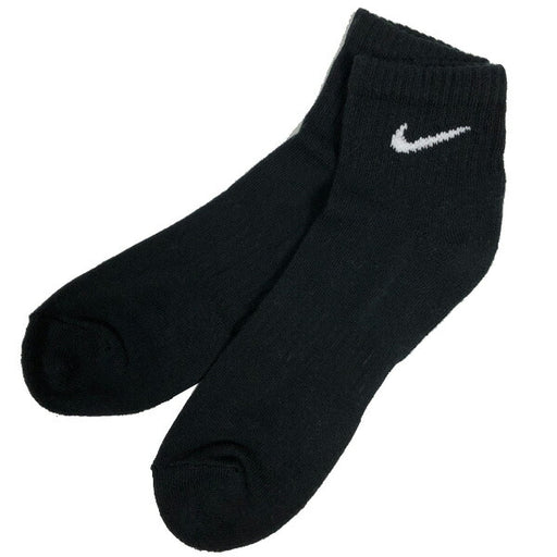 ナイキNIKE3PエブリデイクッションクウォーターソックスSX7667-010靴下スポーツソックスブラック