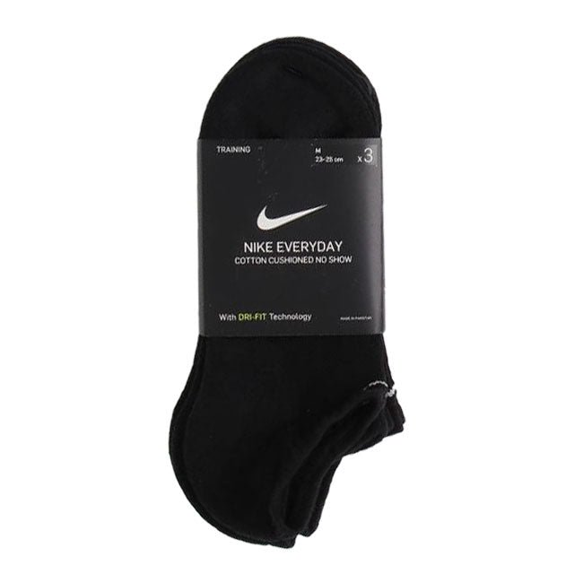 3足組ショートソックスナイキ3PEVERYDAYクッションノーショウソックスNIKE25-27cm27-29cmSX7673