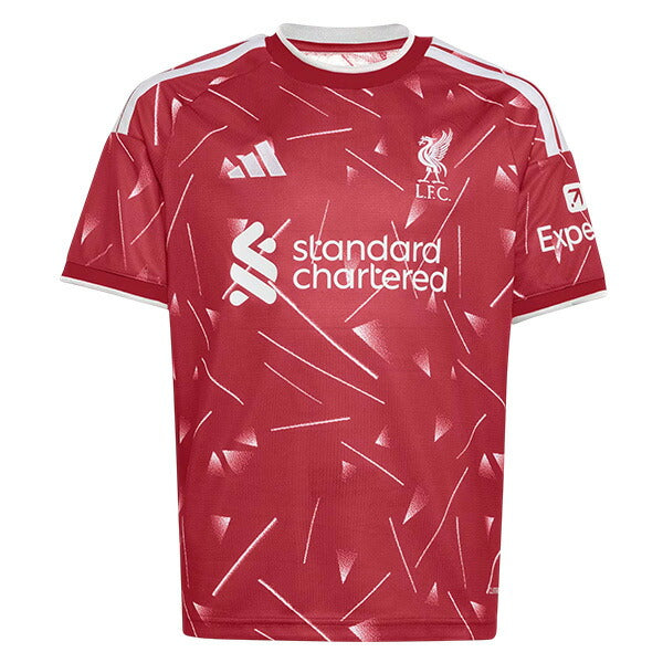リバプールジュニアLFC2026-27レプリカホームユニフォーム半袖T1708-KB8255サッカーレッドアディダスadidas