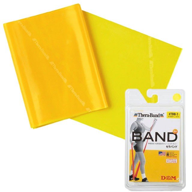 トレーニング用品エクササイズバンドD&MセラバンドブリスターパックシンTBB1