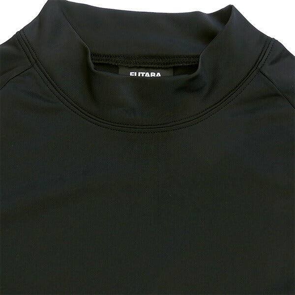 【ネコポス送料無料】フタバスポーツオリジナルインナーシャツ長袖TF017サッカーフットサルアンダーシャツロングスリーブブラックメンズ