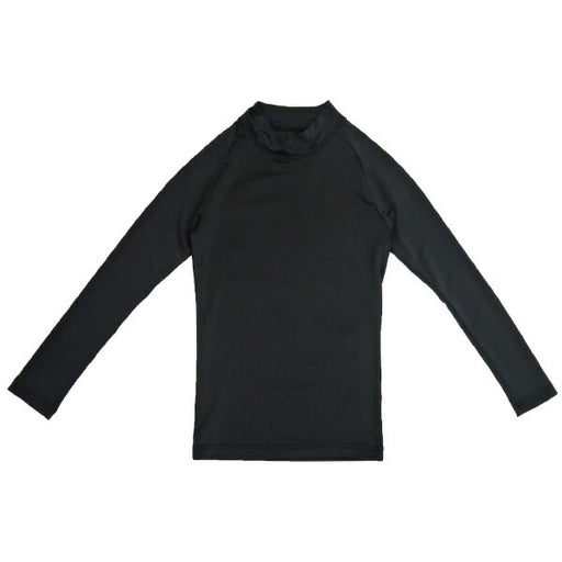 【ネコポス送料無料】フタバスポーツオリジナルジュニアインナーシャツ長袖TF017Jサッカーフットサルアンダーシャツロングスリーブブラック子供用