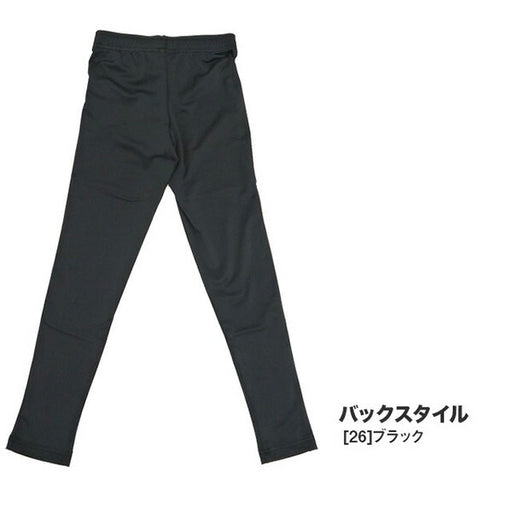 【ネコポス送料無料】フタバスポーツオリジナルジュニアロングスパッツTF018Jサッカーフットサルインナータイツロングタイツブラック子供用