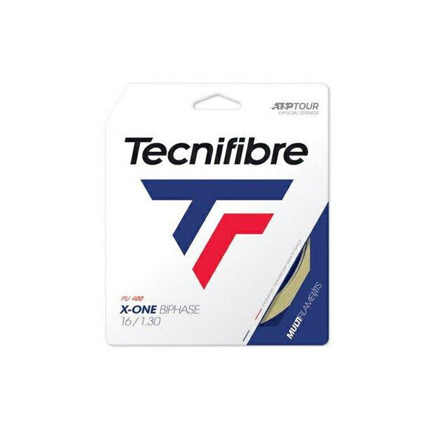 【ショップ限定エントリーでさらに+9倍】テクニファイバー硬式テニスガットエックスワンバイフェイズX-ONEBIPHASE130TFG202ストリング