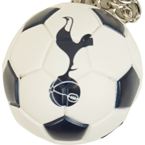 【ショップ限定エントリーでさらに+9倍】【ネコポス対応可】トッテナムオフィシャルボール型キーリング直径35mmTOT-FOOTBALL-KEYRINGサッカーキーホルダーホワイト