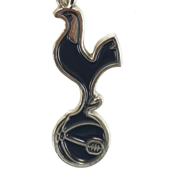 【ネコポス対応可】トッテナムオフィシャルキーリングクレストTOT-KEYRINGサッカーエンブレム型キーホルダーシルバー