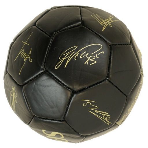 【ショップ限定エントリーでさらに+9倍】トッテナムオフィシャル1号球選手サイン入りGLDTOT-SIG-GLD-P-S-BALLサッカーサポーターグッズインテリアブラック