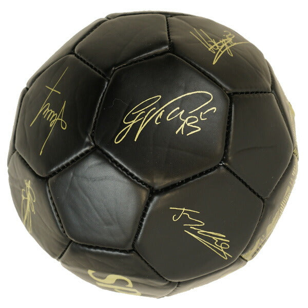 【ショップ限定エントリーでさらに+9倍】トッテナムオフィシャル1号球選手サイン入りGLDTOT-SIG-GLD-P-S-BALLサッカーサポーターグッズインテリアブラック