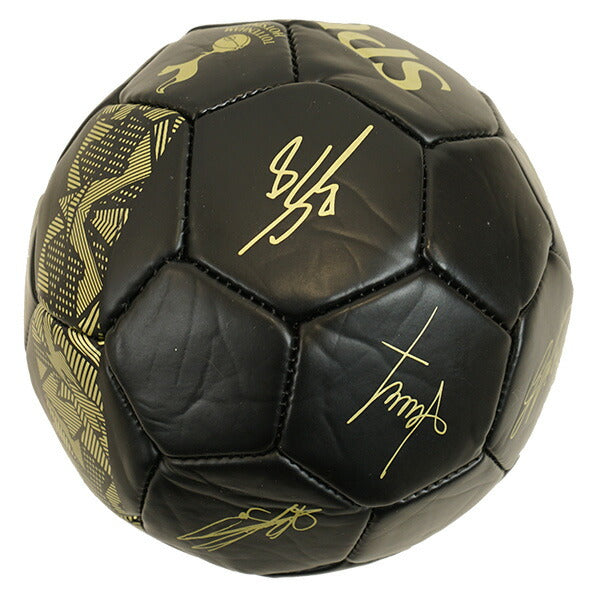 【ショップ限定エントリーでさらに+9倍】トッテナムオフィシャル1号球選手サイン入りGLDTOT-SIG-GLD-P-S-BALLサッカーサポーターグッズインテリアブラック