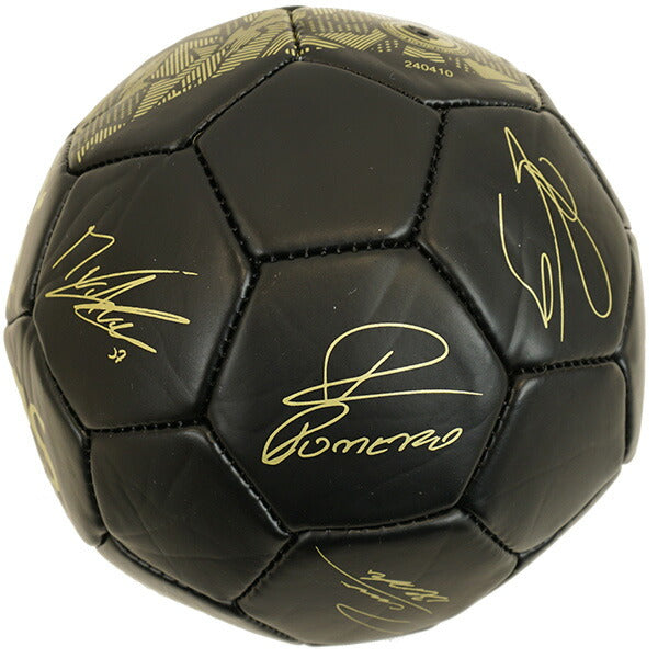 【ショップ限定エントリーでさらに+9倍】トッテナムオフィシャル1号球選手サイン入りGLDTOT-SIG-GLD-P-S-BALLサッカーサポーターグッズインテリアブラック