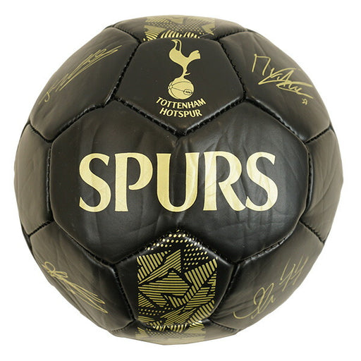 【ショップ限定エントリーでさらに+9倍】トッテナムオフィシャル1号球選手サイン入りGLDTOT-SIG-GLD-P-S-BALLサッカーサポーターグッズインテリアブラック