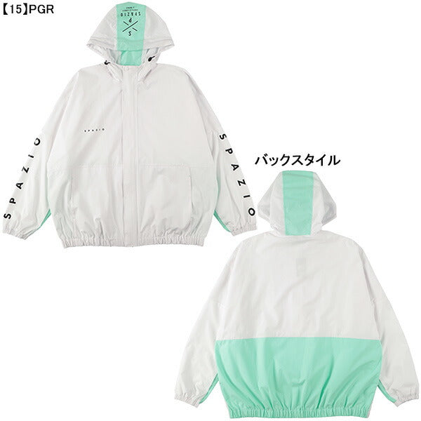 スパッツィオspazio裏メッシュトラックジャケットTP-0620サッカーフットサルジップパーカーフードメンズ