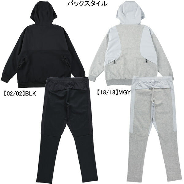 【上下セット】スパッツィオspazio裏メッシュスウェット上下TP0632-BT0277サッカーフットサルジップメンズ