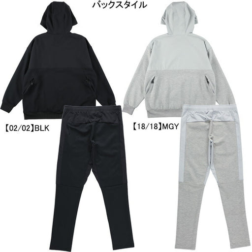 【ショップ限定エントリーでさらに+9倍】【上下セット】スパッツィオspazio裏メッシュスウェット上下TP0633-BT0277サッカーフットサルプルオーバーメンズ