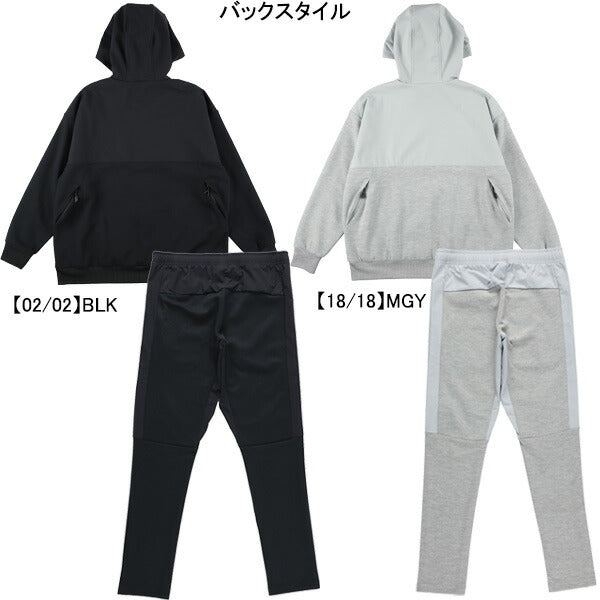 【ショップ限定エントリーでさらに+9倍】【上下セット】スパッツィオspazio裏メッシュスウェット上下TP0633-BT0277サッカーフットサルプルオーバーメンズ