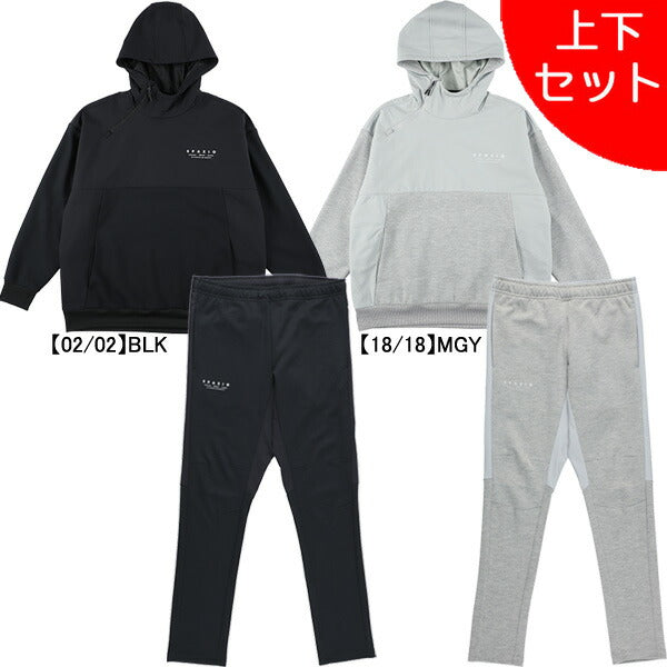 【ショップ限定エントリーでさらに+9倍】【上下セット】スパッツィオspazio裏メッシュスウェット上下TP0633-BT0277サッカーフットサルプルオーバーメンズ