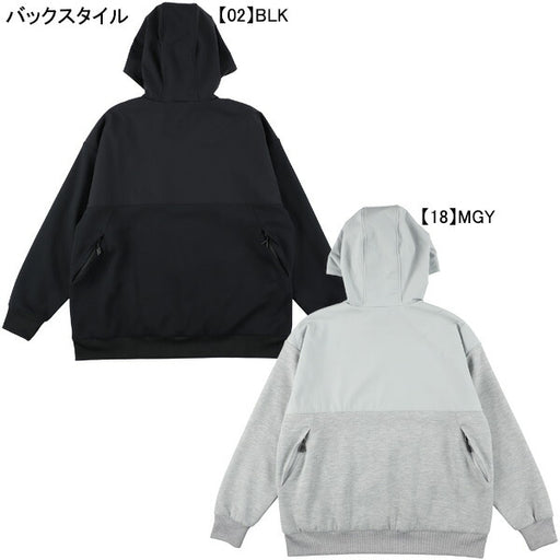 【ショップ限定エントリーでさらに+9倍】スパッツィオspazio裏メッシュオーバーサイズP/OベンチレーションフーディTP-0633サッカーフットサルトレウェアメンズ