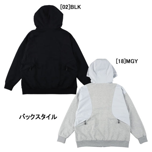 【ショップ限定エントリーでさらに+9倍】スパッツィオspazioジュニアオーバーサイズF/ZベンチレーションフーディTP-0634サッカーフットサルスウェットパーカー裏メッシュフルジップ子供用