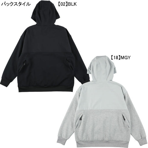 スパッツィオspazioジュニアオーバーサイズP/OベンチレーションフーディTP-0635サッカーフットサルスウェットパーカー裏メッシュプルオーバー子供用