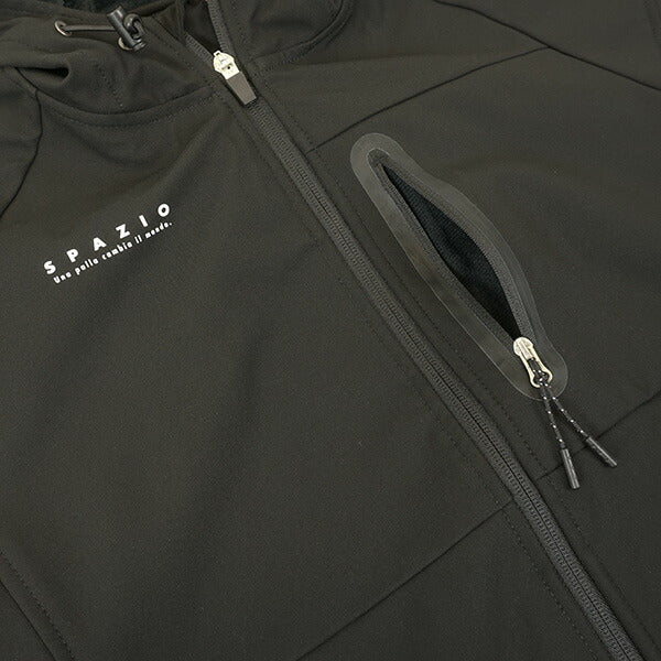 スパッツィオSpazioジュニア裏起毛裏シャギーボンディングジップアップパーカーTP-0643サッカーフットサルトレーニングジャケット防寒子供用