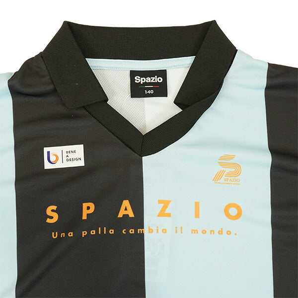 【ネコポス送料無料】スパッツィオSpazioJr.スキッパーオーバーポロTP-0648サッカーフットサル子供用